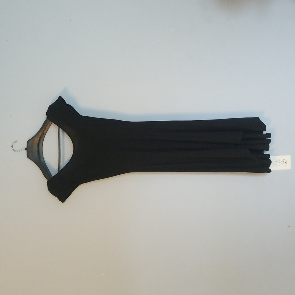 Gap black midi dress
